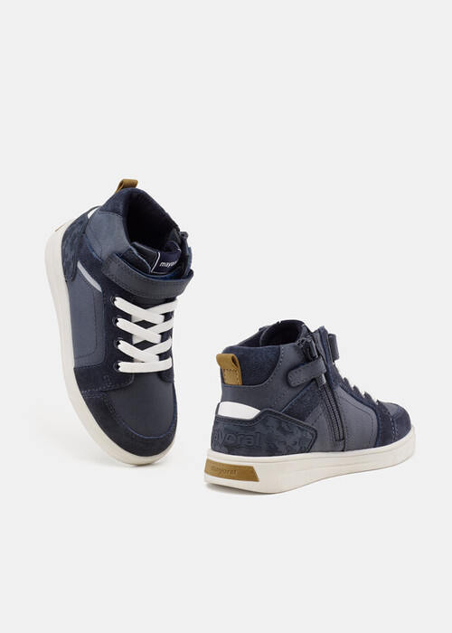Sneaker μποτάκι Mayoral μπλε velcro
