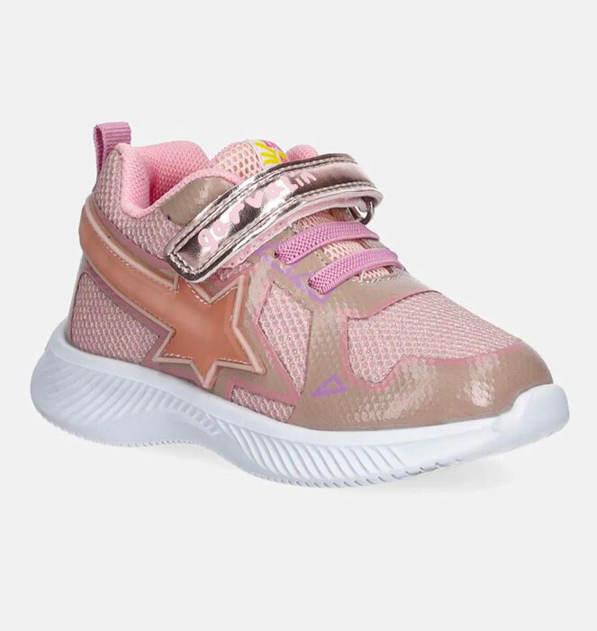 Sneaker Garvalin ροζ με αστέρι 