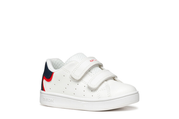 SNEAKER GEOX ΛΕΥΚΟ VELCRO 