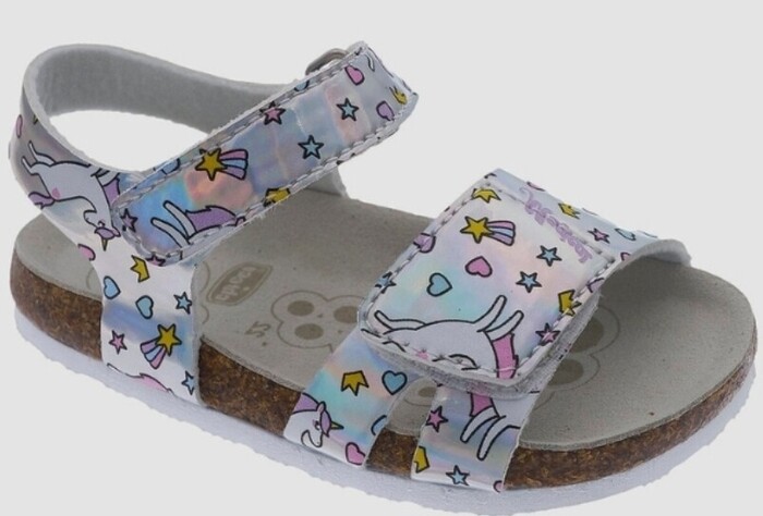 Πέδιλο ασημί ιριδίζον unicorn Chicco κορίτσι