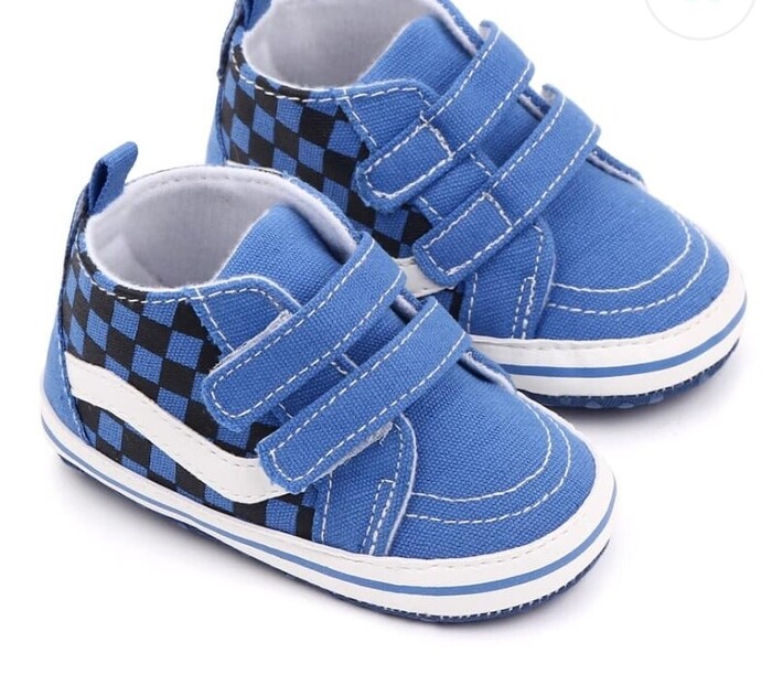 Sneaker αγκαλιάς μπλε αγόρι