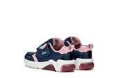 SNEAKER GEOX STITCH NAVY/PINK