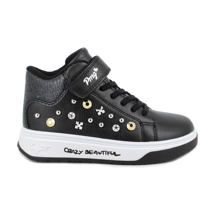 SNEAKER ΜΠΟΤΑΚΙ PRIMIGI ΜΑΥΡΟ ΤΡΟΥΚΣ