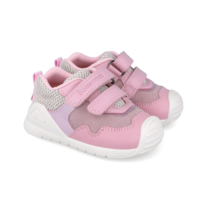 SNEAKER BIOMECANICS ΡΟΖ GLITTER 