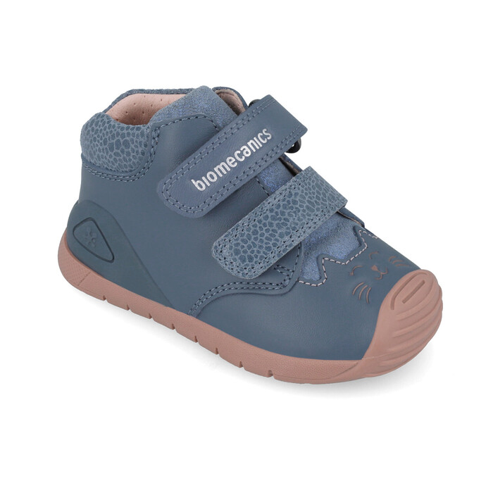 SNEAKER BIOMECANICS ΜΠΛΕ ΡΟΖ ΓΑΤΟΥΛΑ 