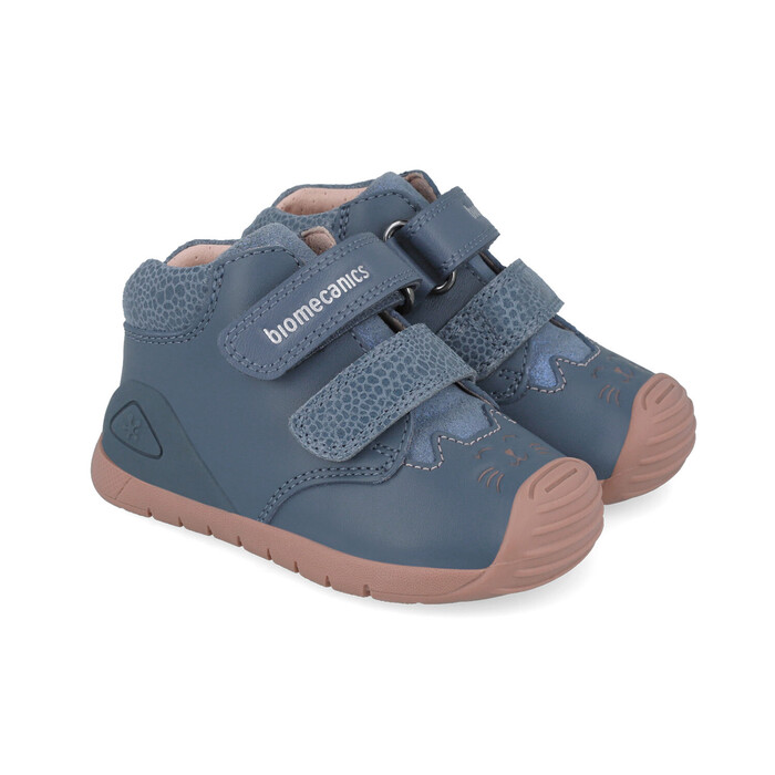 SNEAKER BIOMECANICS ΜΠΛΕ ΡΟΖ ΓΑΤΟΥΛΑ 